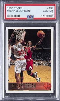 1996-97 Topps #139 Michael Jordan - PSA GEM MT 10